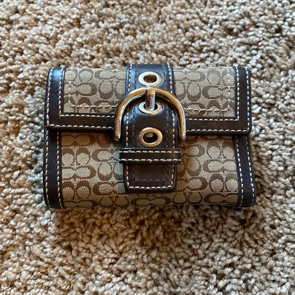 Brown Coach wallet